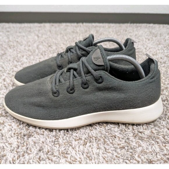 Allbirds Wool Runners Mens Size 10 Green Sneakers Shoes Casual Comfort - Picture 1 of 8